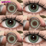 Qfdian Colorful Colored Lenses 1 Pair Blue Eye Contacts Anime Purple Lenses Korean Style y2k Colorcon Pink Cosmetic Color Lenses