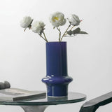 Qfdian  Nordic Minimalist Ins Style Retro Glass Vase Creative Home Living Room Light Luxury Soft Decoration for Home Wedding Decor