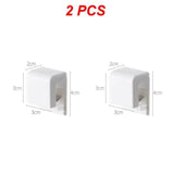 Qfdian 1-100pcs Punch-free Toothbrush Holder Wall-mounted Toothpaste Holder Storage Rack Holders Organizer Bathroom Accessories