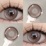 Qfdian  2PCS Silver Knight Contact Lenses for Eyes Rainbow Colored Eye Lenses Beauty Pupils Gradient Contact Lenses Optical Lens