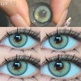 Qfdian 1 Pair Colored Contact Lenses for Eyes Green Beauty Lenses Brown Fashion Lenses High Quality Blue Eye Lenses Colored Pupil
