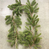 Qfdian  180CM Artificial Plants Pine Needle Wedding Wreaths Home Garden lawn Christmas Tree diy Decorative  Hot selling and high quality