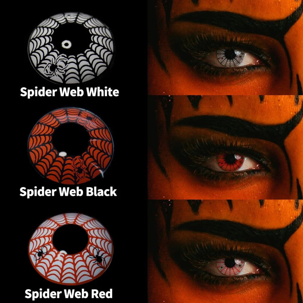 Bio-essence 1 Pair Cosplay Contact Lenses for Eyes Halloween Cat Eye Contacts Anime Accessories Snake Eye Lenses Lizard Lenses