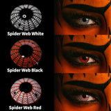 Qfdian 1 Pair Cosplay Contact Lenses for Eyes Halloween Cat Eye Contacts Anime Accessories Snake Eye Lenses Lizard Lenses