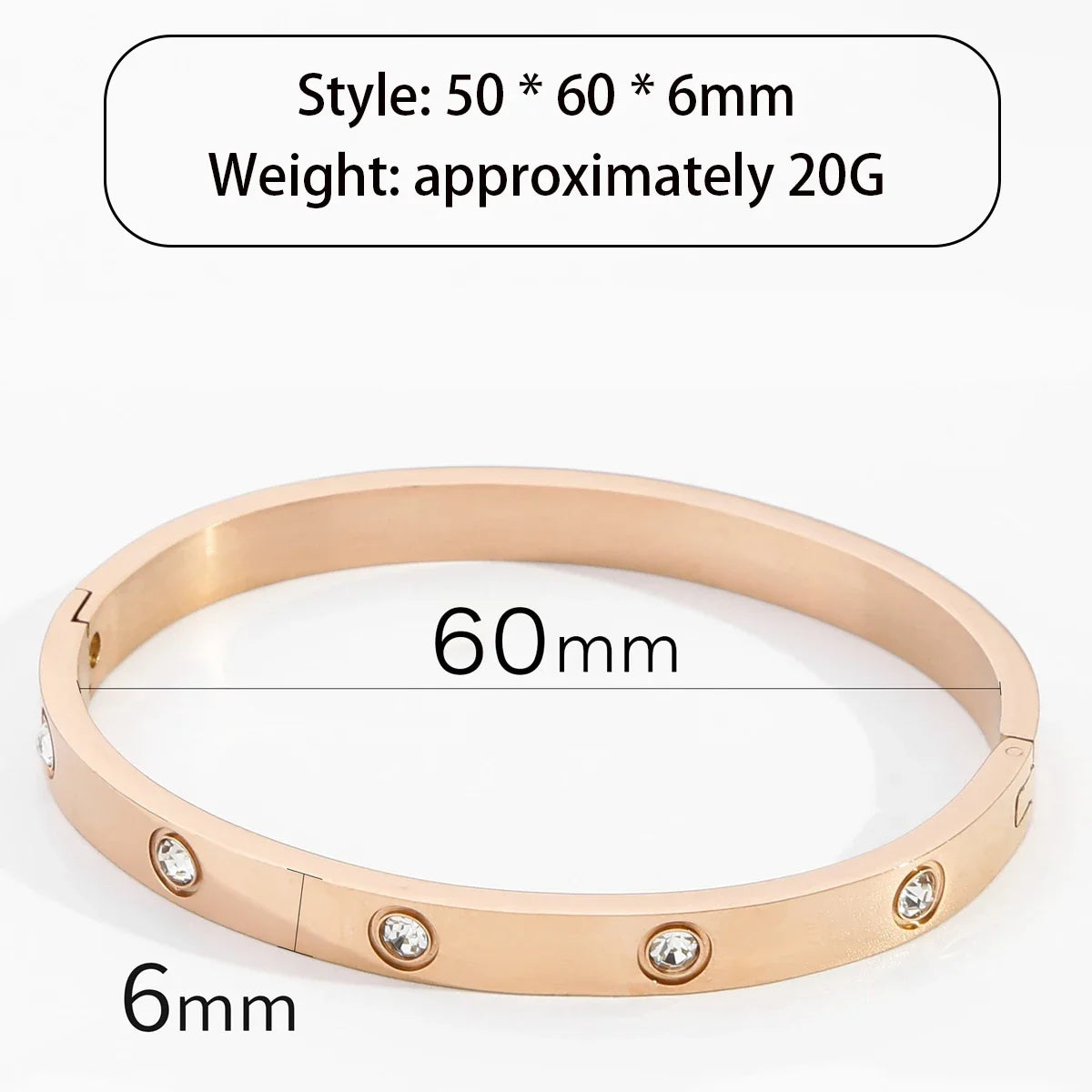 Stainless Steel Bracelet Women's Bracelet Fashion Jewelry Charm Jewelry Accessories Crystal Bracelet