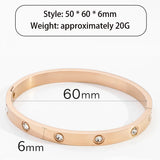 Stainless Steel Bracelet Women's Bracelet Fashion Jewelry Charm Jewelry Accessories Crystal Bracelet