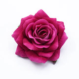 Qfdian  50PCS 10CM Big Roses Artificial Flower Home Decoration Christmas Wreaths Wedding Bridal Accessories Clearance Headwear Brooch