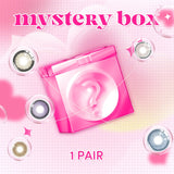 Qfdian 1 Pair Anime Cosplay Colored Contact Lenses for Eyes Red Lenses Halloween Purple Lenses Make Up Beauty Colorful Lenses