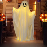 Qfdian  Halloween Hanging Ghost Decor Standing Ghost Glow-in-the-Dark for Indoor Outdoor Garden Party, Scary Spooky Ornament
