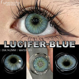 Qfdian  Cosmetics Color Contact Lenses 1pair Brown Color Lens Fashion Lenses Korean Lenses Grow Eye Big Eye Lens Gray Contacts