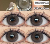 Qfdian 2Pcs Nature Colored Contact Lenses with Prescription Myopia Degree0.00-8.00 For New Lens Korean Hot Sale