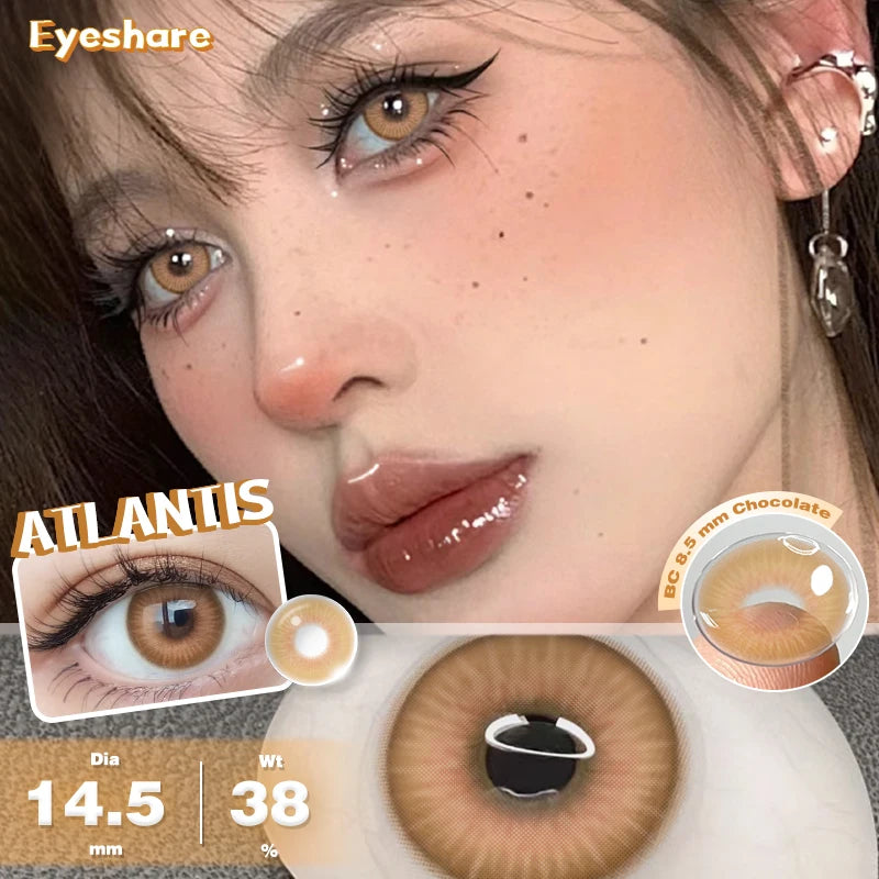 AMARA 2pcs Cosplay Lenses for Eyes NEBULA Series Makeup Beauty colored Contact lens Anime Accessories  Cosmetic lense