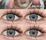 Qfdian 2Pcs Nature Colored Contact Lenses with Prescription Myopia Degree0.00-8.00 For New Lens Korean Hot Sale