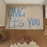Qfdian  PVC Coil Welcome Doormat Rug Cuttable House Entrance Mats Carpets Carpet Anti Dust Floor Pad Outdoor Garden Home Room Decoration