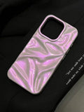Qfdian  Wrinkle Pattern Suitable For Iphone 16 Pro Max Phone Case 14 15 13 12 Pro All Inclusive Soft Case Anti Fall Protective Cover