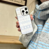 Qfdian Winter plating phone case for iphone 14promax 15pro 16 14 13 15 pro max 16pro 13promax snowman print protector cover shell