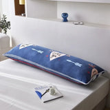 Qfdian  milk fleece, Farai fleece, double couple long pillowcase, long pillowcase to keep warm in winter