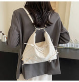 Qfdian Fashion Korean version bow single shoulder bag, female niche design, versatile casual bag, tote bag