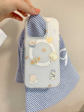 Qfdian INS bowkbot croissant stand holder magnetic phone case for iphone 15promax 13 14promax 15pro 12 15 pro max 14 milk bread funda