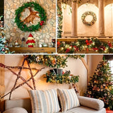 Qfdian  30 Pack Realistic Pine Branches with Lush Green Foliage for Christmas Tree Decorations Weddings Home Winter Decor