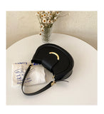 Qfdian 2025 New Y2k Aesthetic Simple Fairy Underarm Bag Women Trendy All Match Top-Handle Bags Vintage Casual Fashion Shoulder Handbags