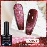 Qfdian Transparent Cat Eye Gel Nail Polish 10ml UV Nail Art Semi Permanent Hybrid Varnishes Magnet SPAR Lacquer Gel Vernis Soak