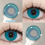 Qfdian  1pair New Fashion Cosplay Contact Lenses for Eyes Brown Lenses Myopia Color Contact Lenses Halloween Beauty Blue Lenses