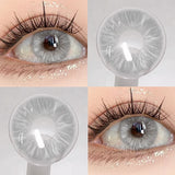 Qfdian  1pair New ARTHUR Color Contact Lenses for Eyes Green Eye Lenses Gray Contacts Fashion Cosmetic Pupils Yearly Color Eyes