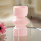 Qfdian  European Retro Glass Vase Water Nourishing Flower Arrangement Container Desktop Dining Table Flower Arrangement Vase Decoration