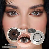 Qfdian  Contact Lenses Beauty Color Contact Blue Eye Color Lenses Natual Black Lenses Woman Accesories Natural Contact Lenses