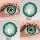 Qfdian  1pair New ARTHUR Color Contact Lenses for Eyes Green Eye Lenses Gray Contacts Fashion Cosmetic Pupils Yearly Color Eyes