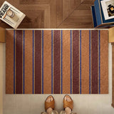 Qfdian  Absorbs Dirt Entrance Rug Door Mat Hallway Mat PVC Doormat Cuttable Entrance Rug Hallway Mat