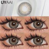 Qfdian  Color Contacts OMG Series Eyes Color Lenses Blue Beauty Contacts Makeup Green Lens Cosmetics Natual Big Black Lens 14.5mm