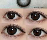 Qfdian 1 Pair Natural Colored Lenses for Eyes withchron baby Black Eyes Contacts Lens Beauty Pupil Yearly Use Fast Shipping