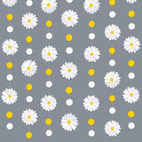 Qfdian  Daisy Party Decorations Yellow White 3D Daisy Polka Dot Garland Streamer for Birthday Baby Shower Retro Groovy Hippie Decoration