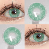 Qfdian  1pair New ARTHUR Color Contact Lenses for Eyes Green Eye Lenses Gray Contacts Fashion Cosmetic Pupils Yearly Color Eyes