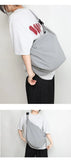 Qfdian Y2k Grunge Vintage Nylon Hobo Bag Women Simple Men All Match Students Handbags Korean Casual Streetwear Shoulder Crossbody Bags