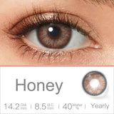 Qfdian Magister Colored Contact Lenses Natural Look Brown Eye Lenses Beauty pupils Blue contact Lenses Eye Cosmetic Color Lens spotify