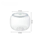 Qfdian  Halloween Candy Jar Desktop Decoration Kitchen Pumpkin Sealed Jar Moisture-proof with Lid Multifunctional Pet Food Storage Box