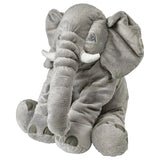 Qfdian 40cm Soft Elephant Plush Toys Cute Elephant Baby Sleeping Pillow Stuffed Animals Best Gifts For Kids Birthday Room Decoration