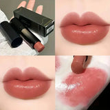 Qfdian Lipstick red brown lipstick waterproof moisturizing mirror lipstick lip gloss natural long-lasting makeup Valentine's Day gift