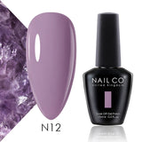 Qfdian  15ml 334 Blue Pink Colors Nail Gel Polish Soak Off UV LED Nail Lacquer Varnish Semi Permanent Nail Art Gel For Nail Art