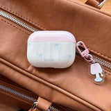 Qfdian Korea lovely pink bow soft silicone case for airpods 4 new fashion girl earphone accessories for airpods 1/2/3 pro 2 coque cases