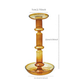 Qfdian Candlestick Holder Taper Candle Holder for Candlestick Dinner Party and Wedding Centerpieces Table Decoration Nordic Home Decor