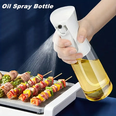 Qfdian Oil Spray Bottle For Cooking Kitchen Olive Oil Sprayer For Camping BBQ Baking Vinegar Soy Sauce 200ml 300ml  Kitchen Accessories