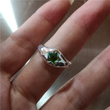 Qfdian Korean Fashion Cute Heart apple Star Geometric Open Metal Ring For Women Y2K Gothic Creative Charm Grunge Jewelry Accessories