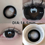 Qfdian  2pcs Big Black Contact Lenses for Eyes Fast Shipping Beauty Pupils Pearl Series Color Eye Lens Comestic Blue Green Lens