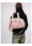 Qfdian  High-capacity All Match Fashion Shoulder Bag Y2k Aesthetic Fashion Women Gym Bags Korean Chic Casual Travel Handbags Crossbody