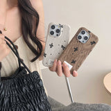 Qfdian Winter ins points bowknot cloth phone case for iphone 15pro 14 13 15 16 pro max 14promax 16ProMax 13pro 2 colors cover shell