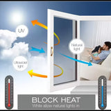 Qfdian Sun protection home insulation glass film windows balconies one-way mirrors window film stickers   privacy protection